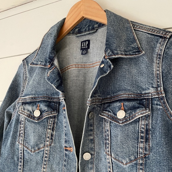 Gap Jeans Jacket Medium Wash Size XS - Picture 2 of 11
